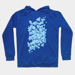 Snowy random triangles merging Hoodie